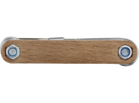 Multiherramienta para bicicletas de 8 funciones con mango de madera Fixie