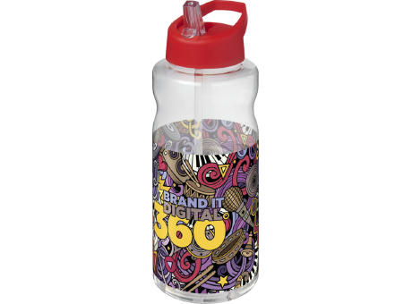 Bidón deportivo con tapa con boquilla de 1 litro H2O Active® Big Base