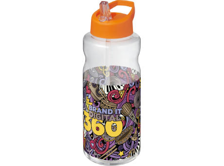 Bidón deportivo con tapa con boquilla de 1 litro H2O Active® Big Base