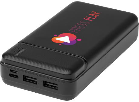 Batería externa de plástico reciclado de 20 000 mAh Loop 