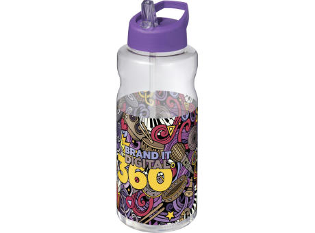 Bidón deportivo con tapa con boquilla de 1 litro H2O Active® Big Base