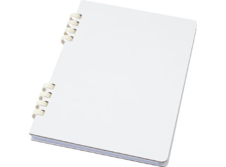 Cuaderno A5 tapa dura con espiral de material reciclado RCS Fil