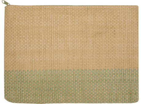 Neceser con cremallera de papel de paja Rhythm, 3 litros