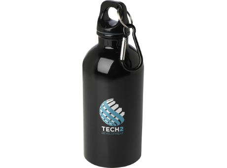 Bidón de 400 ml de acero inoxidable con certificado RCS con mosquetón Oregon
