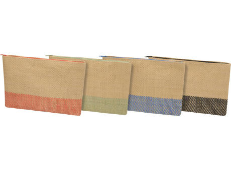 Neceser con cremallera de papel de paja Rhythm, 3 litros