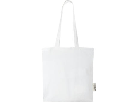 Bolsa Tote de algodón reciclado GRS de 140 g/m2 de 7 L Madras