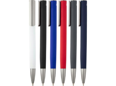 Bolígrafo de aluminio reciclado Ziguur (tinta azul)