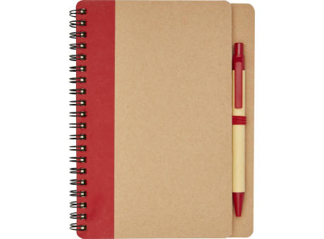 Libreta de papel reciclado con bolígrafo Priestly