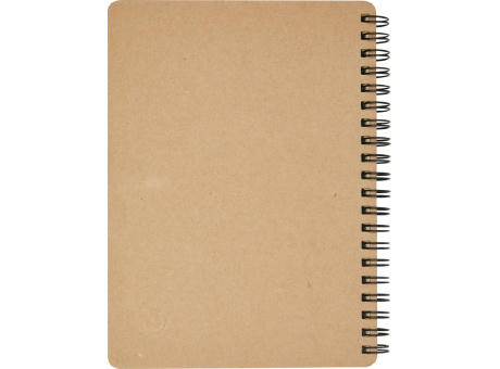 Libreta de papel reciclado con bolígrafo Priestly