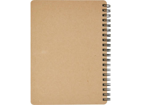 Libreta de papel reciclado con bolígrafo Priestly