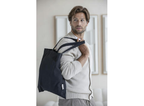 Bolsa Tote de algodón reciclado GRS de 140 g/m2 de 7 L Madras