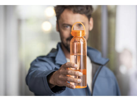Botella de 630 ml de plástico reciclado con certificado RCS Alti 