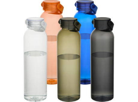 Botella de 630 ml de plástico reciclado con certificado RCS Alti 