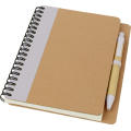 Libreta de papel reciclado con bolígrafo Priestly