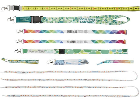 Kit de muestras de lanyards en sublimación