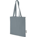 Bolsa Tote de algodón reciclado GRS de 140 g/m2 de 7 L Madras