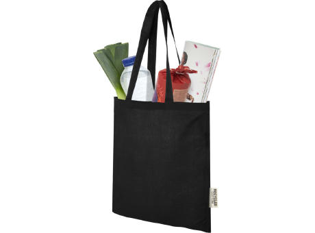 Bolsa Tote de algodón reciclado GRS de 140 g/m2 de 7 L Madras