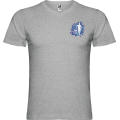 Camiseta de cuello de pico de manga corta para hombre de 155 g/m² Samoyedo
