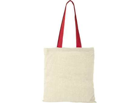 Bolsa Tote de algodón 100 g/m² con asas largas contrastadas Nevada