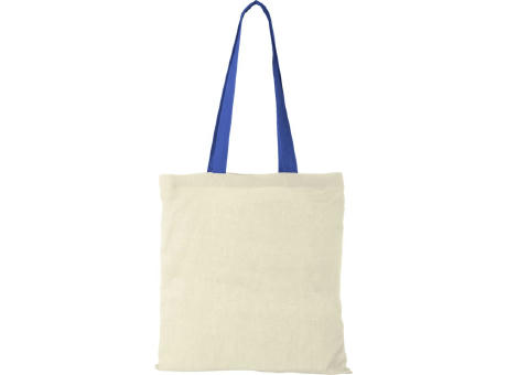Bolsa Tote de algodón 100 g/m² con asas largas contrastadas Nevada