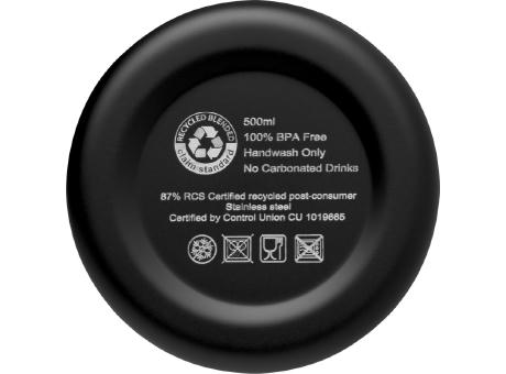 Bidón con aislamiento de cobre de 500 ml de acero inóxidable reciclado con certificado RCS Spring