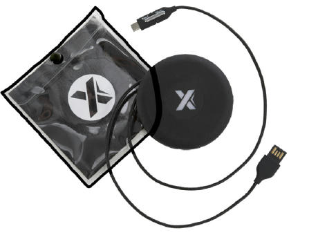 SCX.design C18 travel light-up 3 en 1 cable retroiluminado