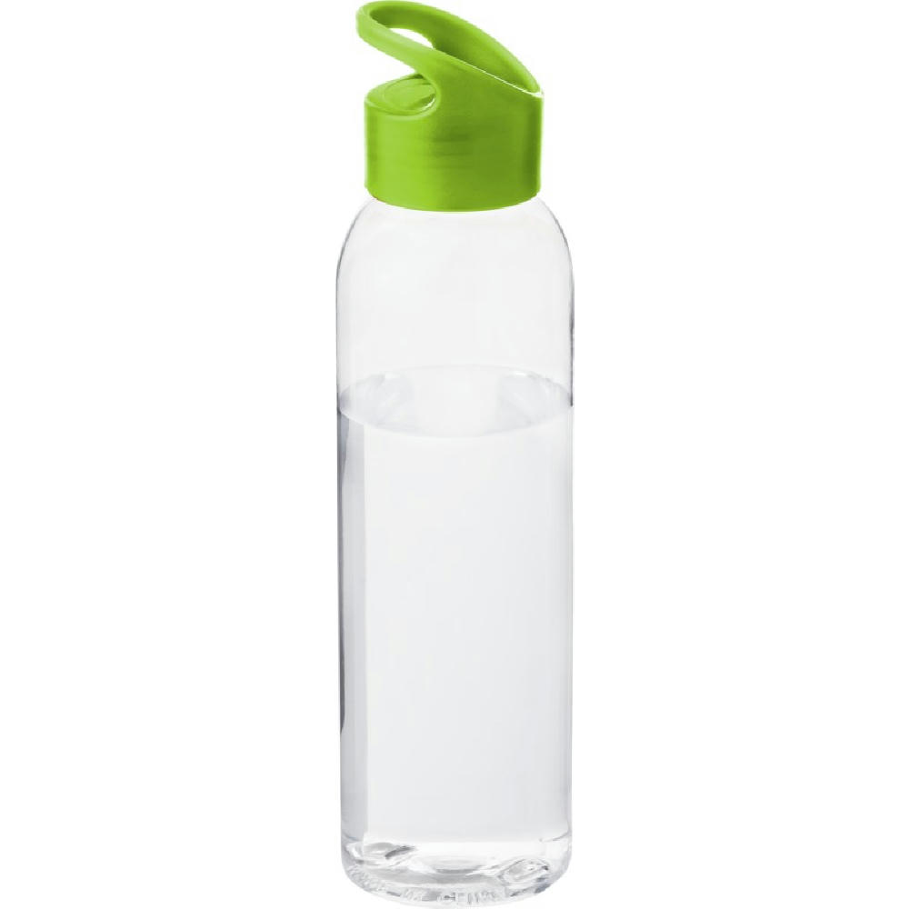 Botella de Tritan™ transparente con tapa de colores de 650 ml Sky