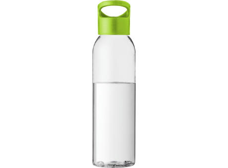 Botella de Tritan™ transparente con tapa de colores de 650 ml Sky