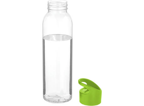 Botella de Tritan™ transparente con tapa de colores de 650 ml Sky
