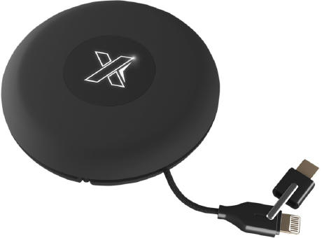 SCX.design C18 travel light-up 3 en 1 cable retroiluminado