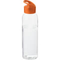 Botella de Tritan™ transparente con tapa de colores de 650 ml Sky