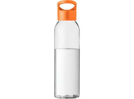 Botella de Tritan™ transparente con tapa de colores de 650 ml Sky