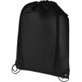 Bolsa de tela sin tejer de material reciclado GRS con cordón de 5 l Evergreen