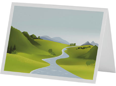 Tarjeta de felicitación A6 Herald