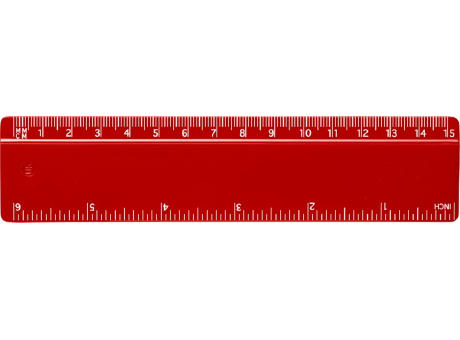 Regla de plástico de 15 cm Renzo