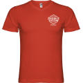 Camiseta de cuello de pico de manga corta para hombre de 155 g/m² Samoyedo