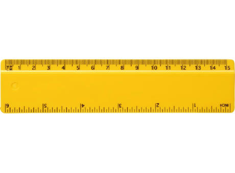 Regla de plástico de 15 cm Renzo
