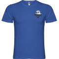 Camiseta de cuello de pico de manga corta para hombre de 155 g/m² Samoyedo