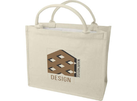 Bolsa Tote cuadrada de 500 g/m² con material reciclado Aware™ Trace
