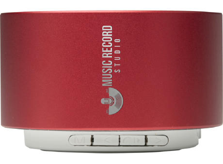 Altavoz inalámbrico Bluetooth® de aluminio reciclado de 3 W Ankaa