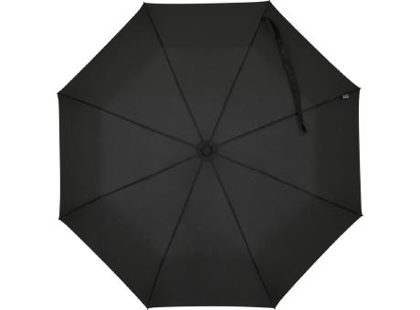 Paraguas Agnes de 53 cm, plegable y con apertura automática, fabricado en RPET