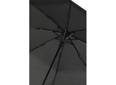 Paraguas Agnes de 53 cm, plegable y con apertura automática, fabricado en RPET