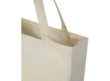 Bolsa Tote con refuerzos de algodón reciclado GRS de 140 g/m² de 12L Madras