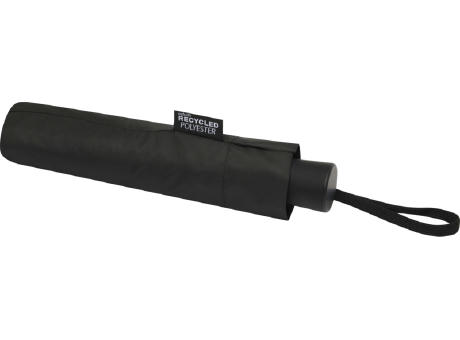 Paraguas Agnes de 53 cm, plegable y con apertura automática, fabricado en RPET
