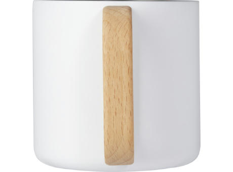 Taza de acero inoxidable reciclado con certificado RCS con aislamiento de cobre de 360 ml Bjorn