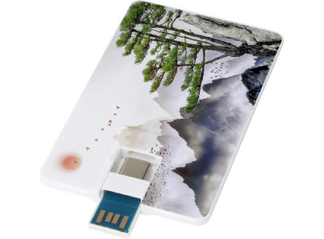 Memoria USB de 32 GB de tipo C y USB A 3.0 Duo slim