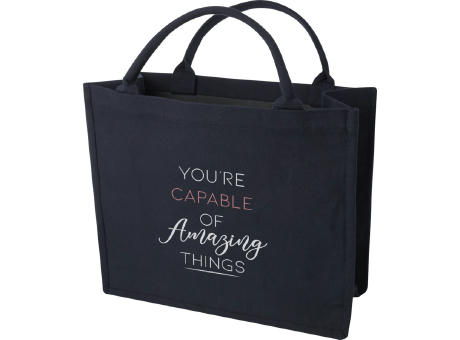 Bolsa Tote cuadrada de 500 g/m² con material reciclado Aware™ Trace