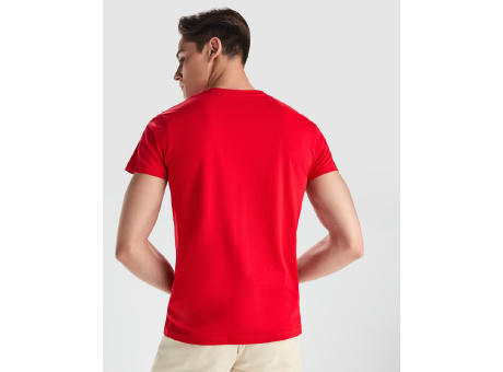 Camiseta de cuello de pico de manga corta para hombre de 155 g/m² Samoyedo