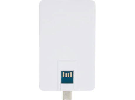 Memoria USB de 32 GB de tipo C y USB A 3.0 Duo slim