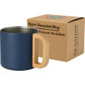 Taza de acero inoxidable reciclado con certificado RCS con aislamiento de cobre de 360 ml Bjorn